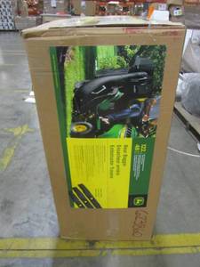 lot 22 image: John Deere 48 in. Twin Bagger for 100 Series Tractors BG20777
