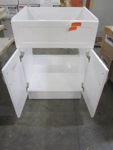 lot 96 image: Dyconn Harrington 24 in. W x 21.7 in. D Bath Vanity - Cabinet Only - VCSH24W