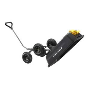 lot 267 image: Gorilla Carts 4 Poly Yard Cart, GCG-4, - Missing Hardware for Step 4 from Package.