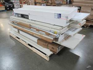 lot 205 image: WHOLESALE MIXED PALLET OF RETURNS, LIQUIDATIONS OR SHELF PULLS - INTERIOR AND CLOSET DOORS & SLABS