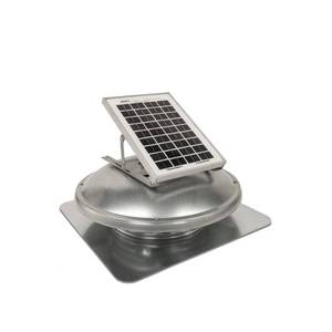 lot 249 image: Master Flow 500 CFM Solar Powered Roof Mount Attic Fan, ERVSOLAR.