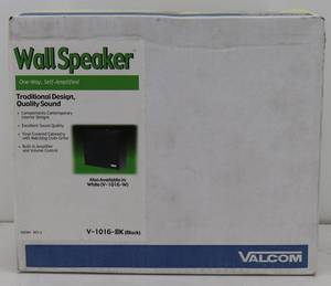 Valcom Self-Amplified Wall Speaker. NIB
