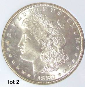 1880-S  Morgan Silver Dollar