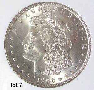 1896 Morgan Silver Dollar