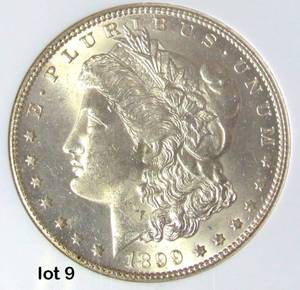 1899-O Morgan Silver Dollar