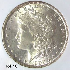 1900-O Morgan Silver Dollar