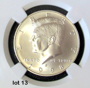 1998-S Silver Kennedy Half Dollar