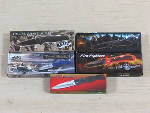 lot 24 image: (5) NEW Frost Cutlery Folding Pocket Knives