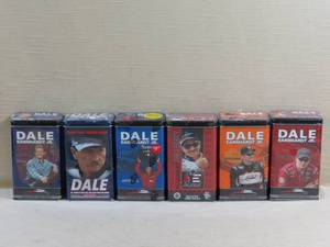 lot 43 image: 6 Dale Earnhardt Sr and Jr Collector Card Tins
