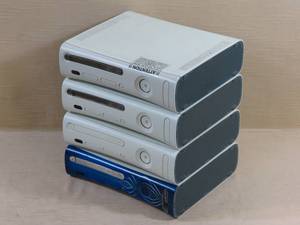 lot 70 image: (4) BROKEN Microsoft XBOX 360 Systems