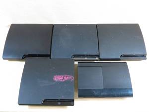 lot 68 image: (5) BROKEN Sony PS3 Systems