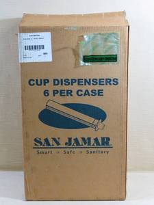 lot 76 image: 6 NEW San Jamar Foam Cup Dispensers