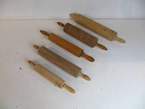 5 Wooden Rolling Pins