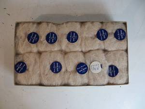 10 Skeins of VINTAGE Bear Brand Mohair