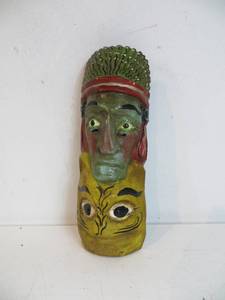 VINTAGE Wooden Mask