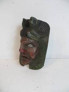 VINTAGE Wooden Mask