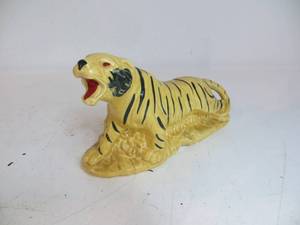 VINTAGE Ceramic Tiger Planter