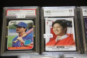 Lot of Graded Baseball Cards  5 Cards