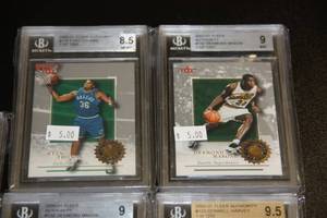 Lot of Graded Basketball Cards  5 Cards