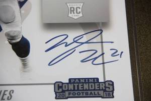 2018 PaninI Contenders Nyheim Hines Photo Auto