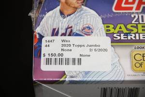 2020 Topps Series 1 Baseball Factory Sealed Jumbo Box