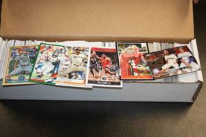 Lot of Mixed Sports 2017 to 2019 Cards  Full 800 Count Box