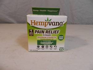New HempVana Pain Relief Cream
