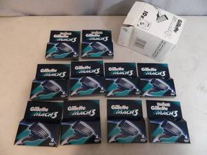 40 New Gillette Mach 3 Razor Cartridges