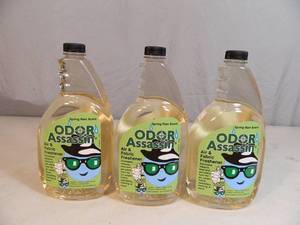 3 New Large Bottles of Odor Assassin