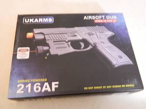 New Airsoft Pistol with Laser