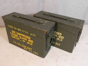 Military Surplus Ammo Cans
