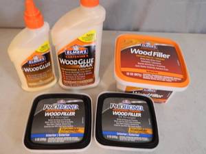 New Elmers Wood Glue and Wood Filler