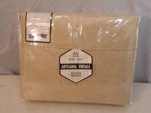 New Artisanal Vintage Enzyme Washed Queen Sheet Set
