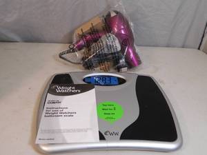 New Conair Hair Dryer and Scale