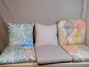 3 New Chair Pad Sets  Patio Furniture Cushions