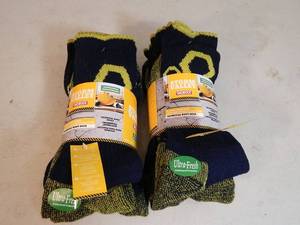 8 New Pair of Antibacterial Storm Valley Work Socks