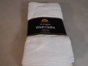 18 New Washcloths