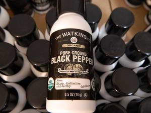 90 New Bottles of Watkins Organic Pure Ground Black Pepper