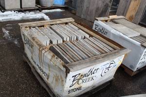 Lot of (40) Boulder Creek Heathstone Light Gray 18x20in.