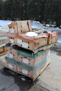 Lot of (12-12 Boxes) Boulder Creek French Chateau Bastille Flats and Corners