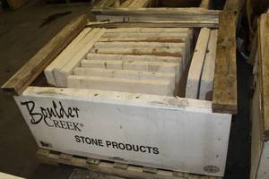 Lot of (14) Boulder Creek Hearthstone Antique Tan Large Textured 20x24in.
