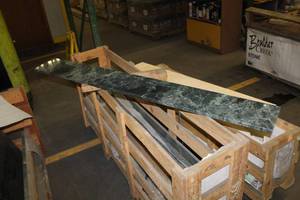 Lot of (4) Granite Section Green Gray 66x12x34in.
