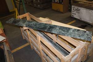 Lot of (3) Granite Section Green Gray 66x8x34in.