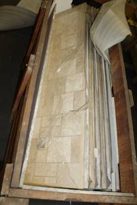 Lot of (4) Textured Flats Tan 20x68x34in.
