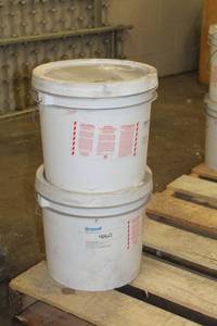 Lot of (2) Ganusil Mineral Filler 4060 50lbs. Bucket