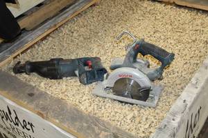 Bosch 18VDC Cordless 6-12in. Circular Saw 1664, 18VDC Cordless Sawzall 1646