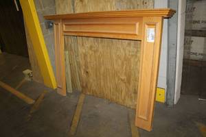 Wood Fireplace Mantle