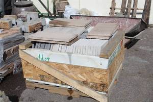 Lot of (Approximately 60-70) Landscape Stones 23.5x11.5x1in.