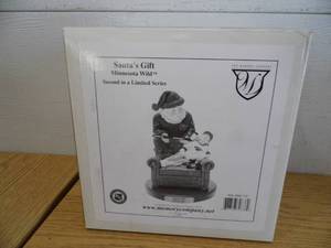 MN Wild Santas Gift FIgure