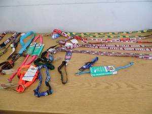 Lot of Dog Leashes - Collars